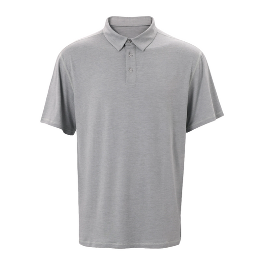 The Crafted Stag Silver Cloud Performance Polo