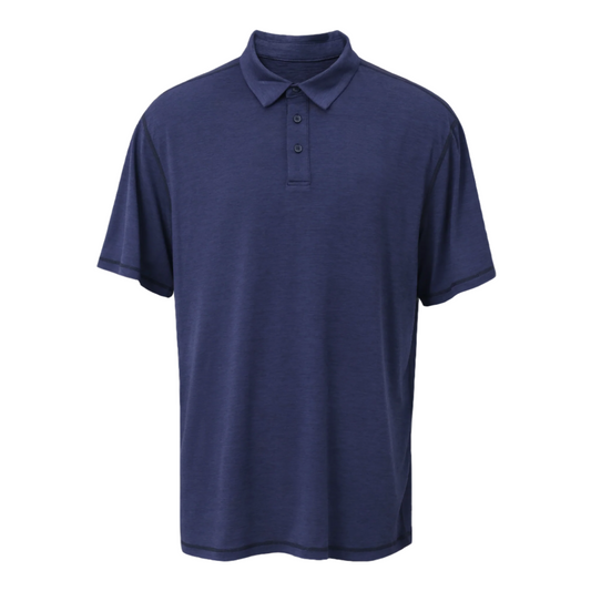 The Crafted Stag Navy Performance Polo