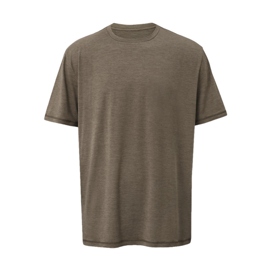 The Crafted Stag Smokey Olive Performance Tee