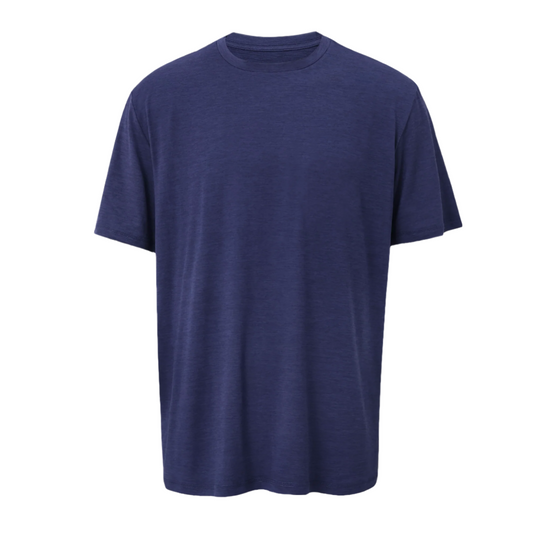 The Crafted Stag Navy Performance Tee