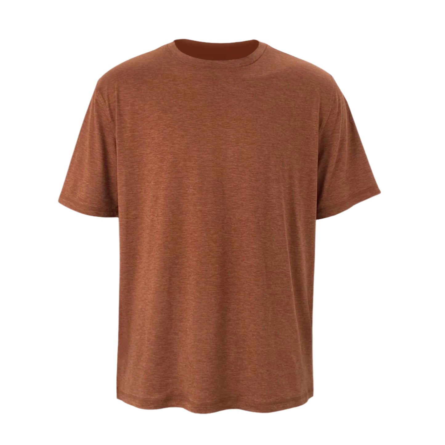 The Crafted Stag Heather Rust Performance Tee