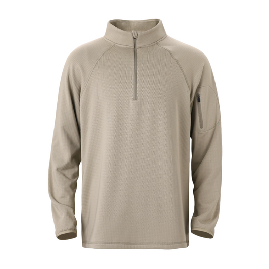 The Crafted Stag Supply Pelican Waffle Quarter Zip
