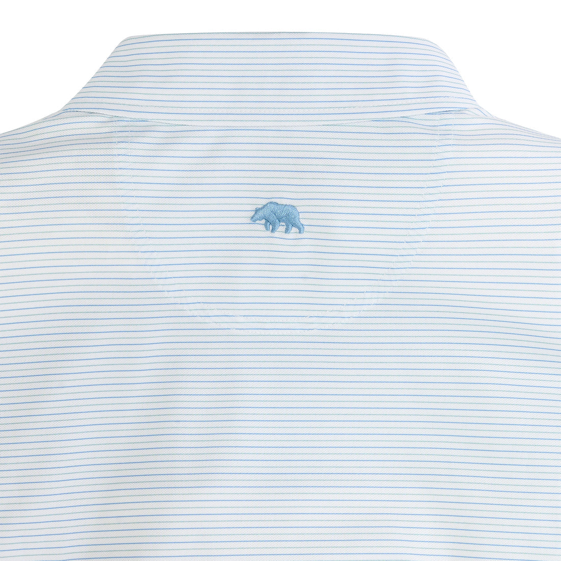 Onward Reserve Azurine Tour Stripe Performance Pique Polo