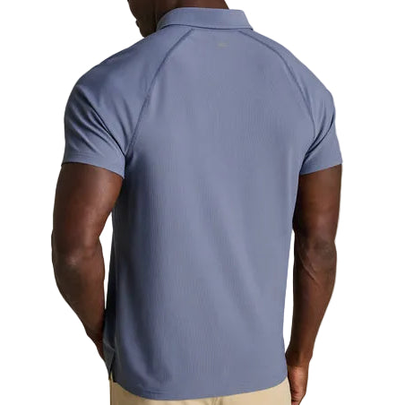 Rhone Shale Blue Regatta Pique Polo