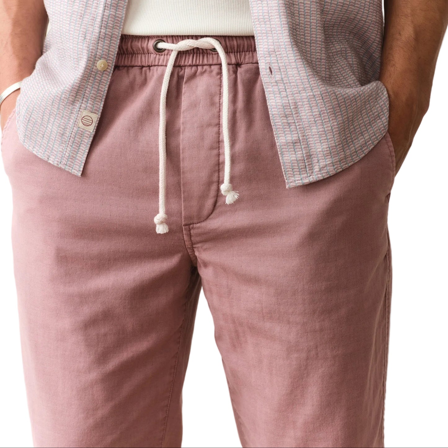 Marine Layer Faded Brick Saturday Stretch Beach Pant