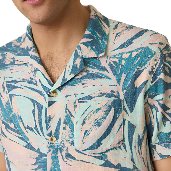 Marine Layer Abstract Palm Selvage Shirt