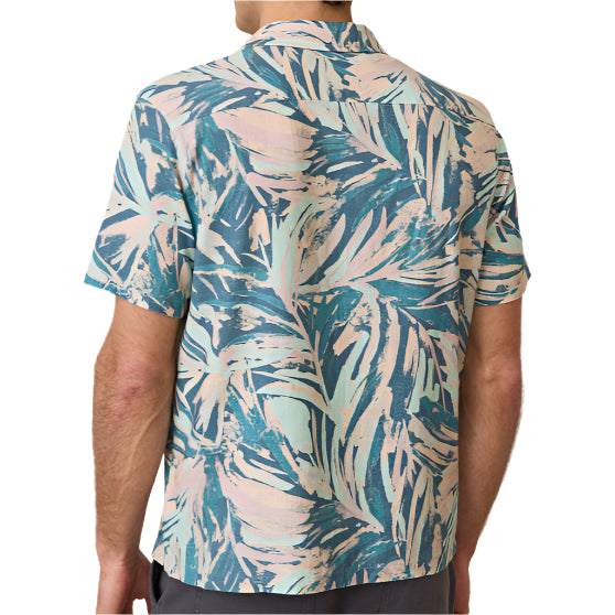 Marine Layer Abstract Palm Selvage Shirt