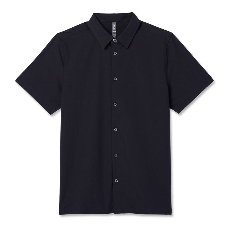 Vuori Black Manhattan Button Down
