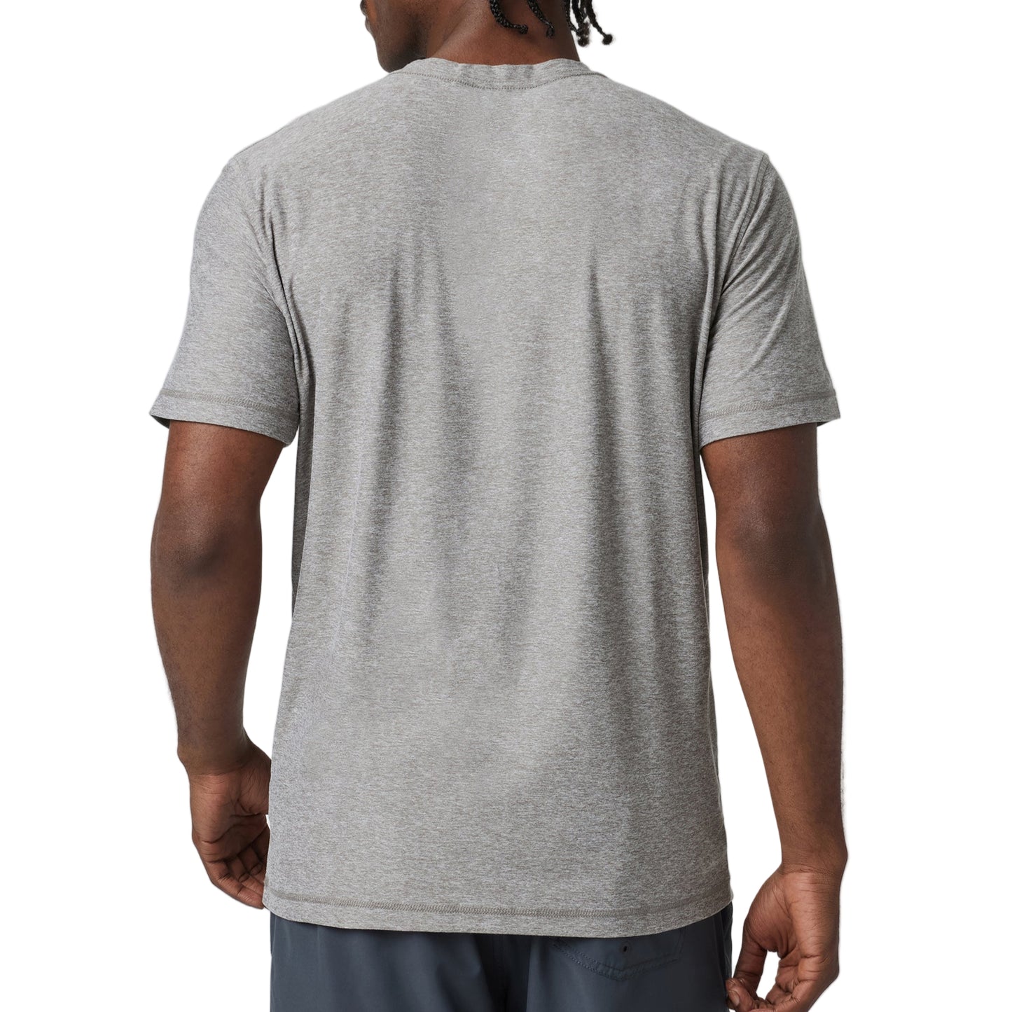 Vuori Heather Grey Strato Tech Tee