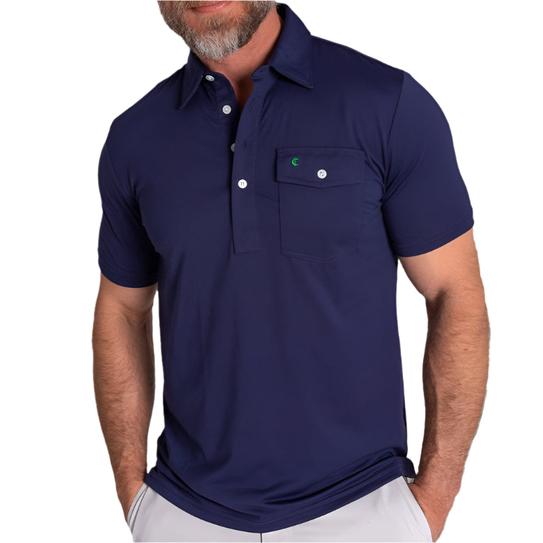 Criquet Navy Performance Players Polo