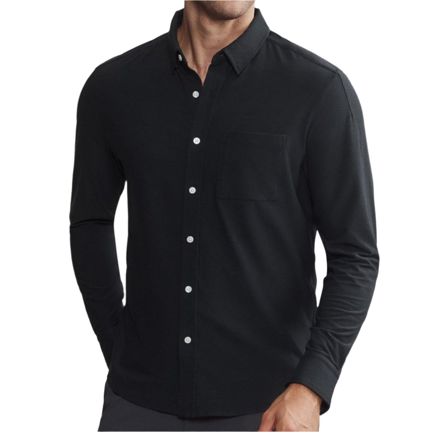 Rhone WFH Black Shirt