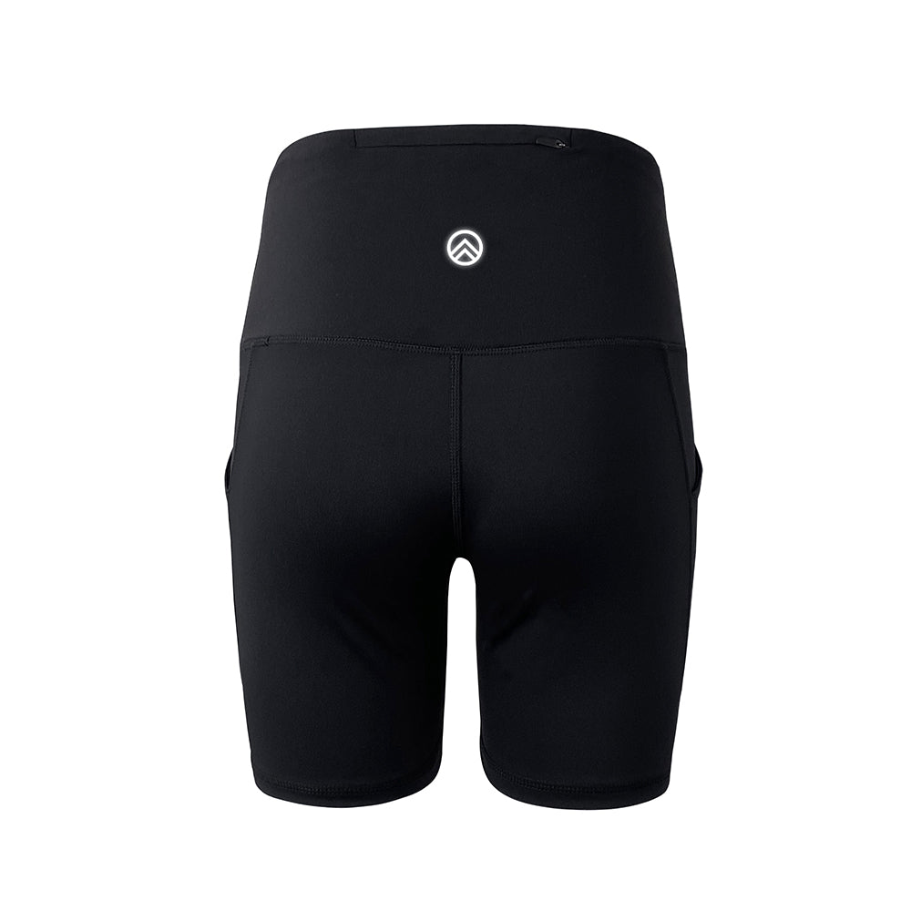 The Crafted Stag Black Women's 5" PureStretch Running Tights