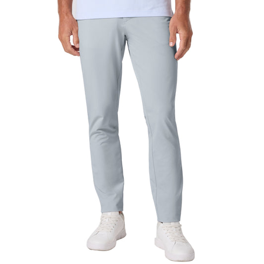 Mizzen+Main Light Grey Helmsman 5 Pocket Pant