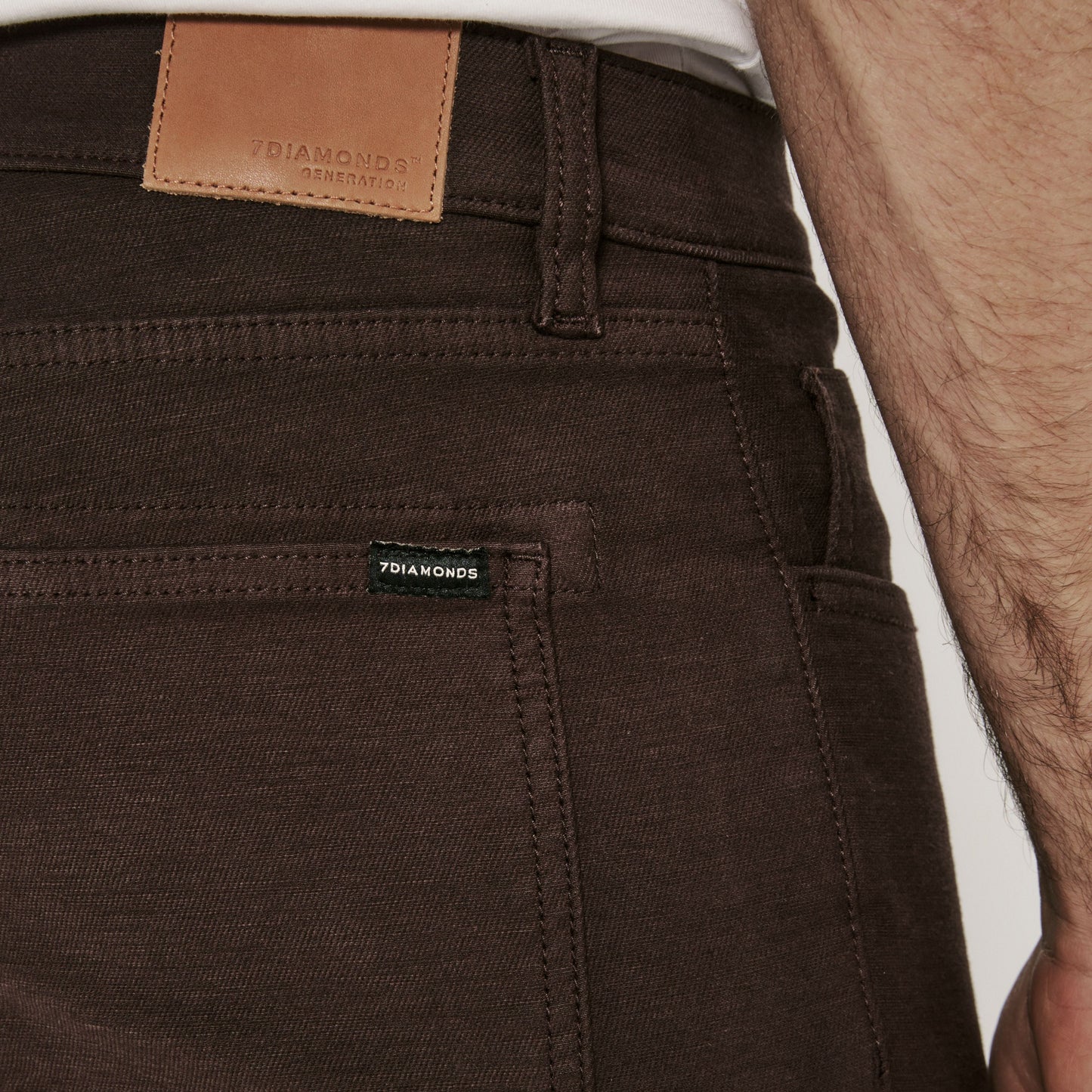 7 Diamonds Bordeaux Generation Five Pocket Pant