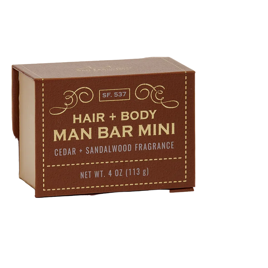 Man Bar Mini Cedar & Sandalwood