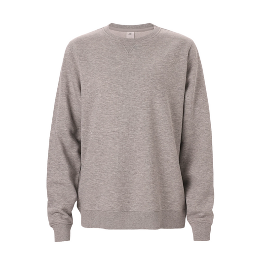 The Crafted Stag Heather Grey Crew