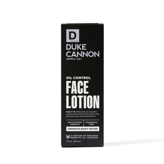 Duke Cannon Oil Control Face Lotion