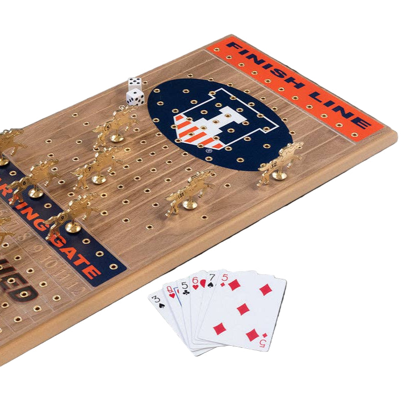 University of Illinois Walnut Horseracing Game