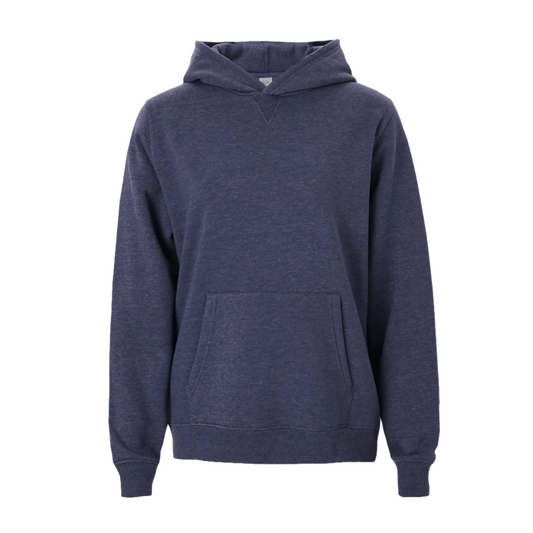 The Crafted Stag Heather Navy Hoodie