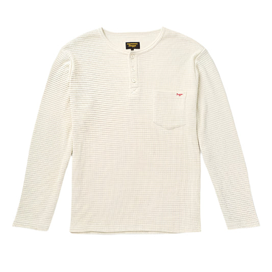 Seager Vintage White Sawpit Henley Thermal