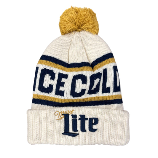 Miller Lite Pom Pom Beanie