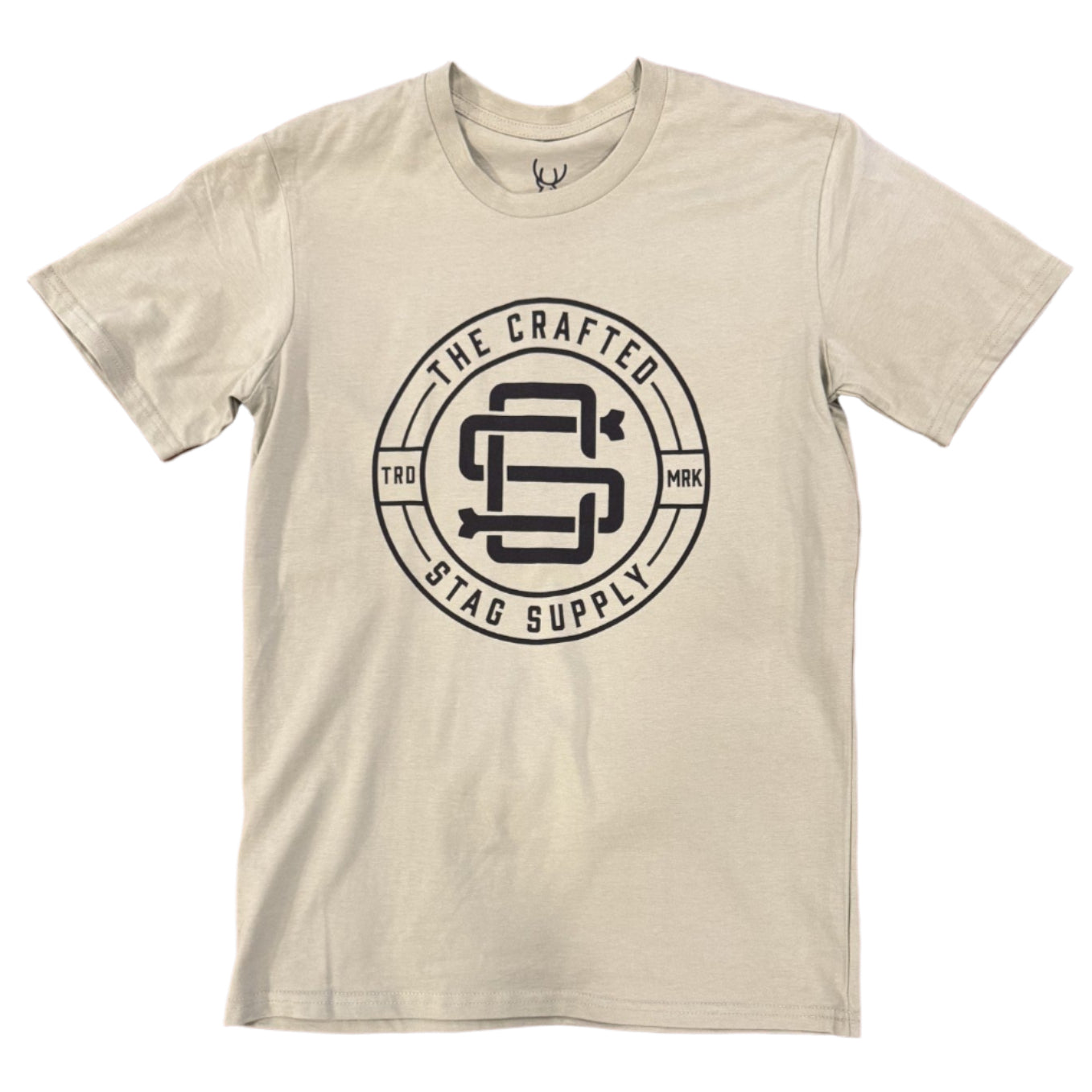 The Crafted Stag Circle Badge Tee