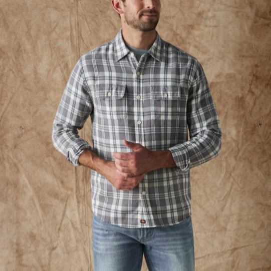 Mountain Overshirt in Blue Haze Mountain