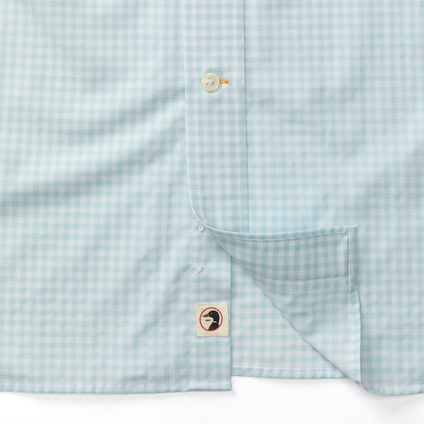 Duck Head Pastel Blue Performance Poplin Shirt