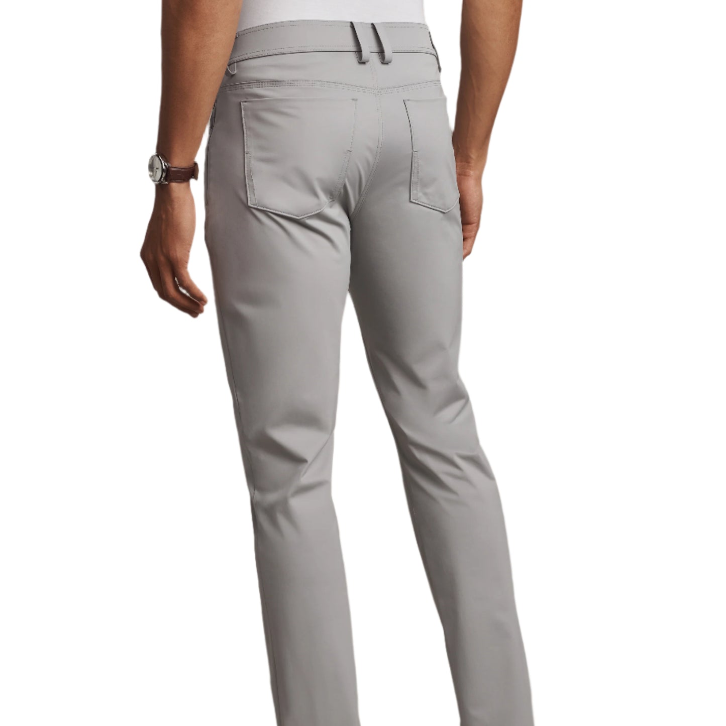Rhone Light Grey Commuter Flyweight Pant