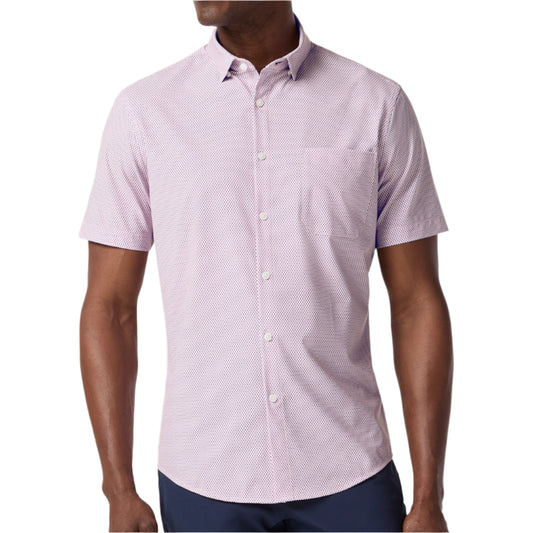 Mizzen+Main Rose Geo Leeward Short Sleeve Shirt