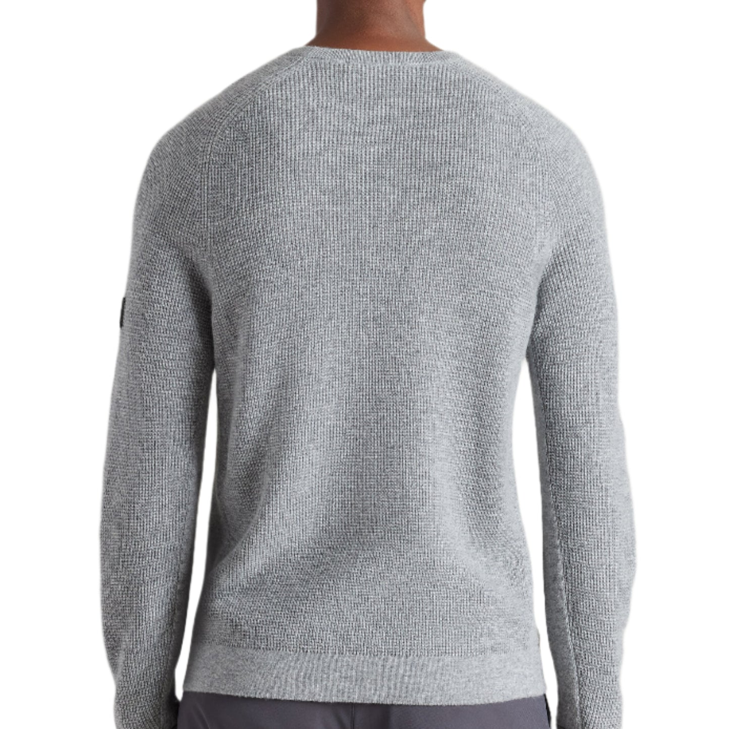 Rhone Light Grey Walden Waffle Knit Sweater