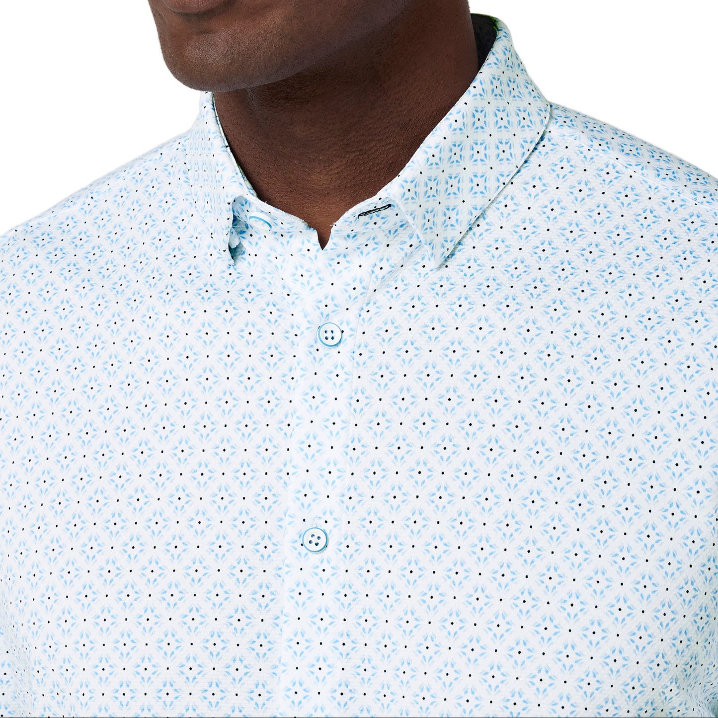 Mizzen+Main Radial Diamond Halyard Short Sleeve Shirt