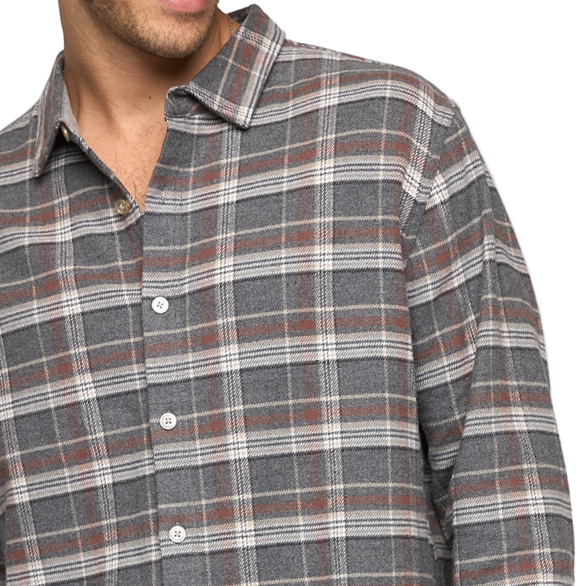 Fundamental Graphite Oceanside Jetty Flannel