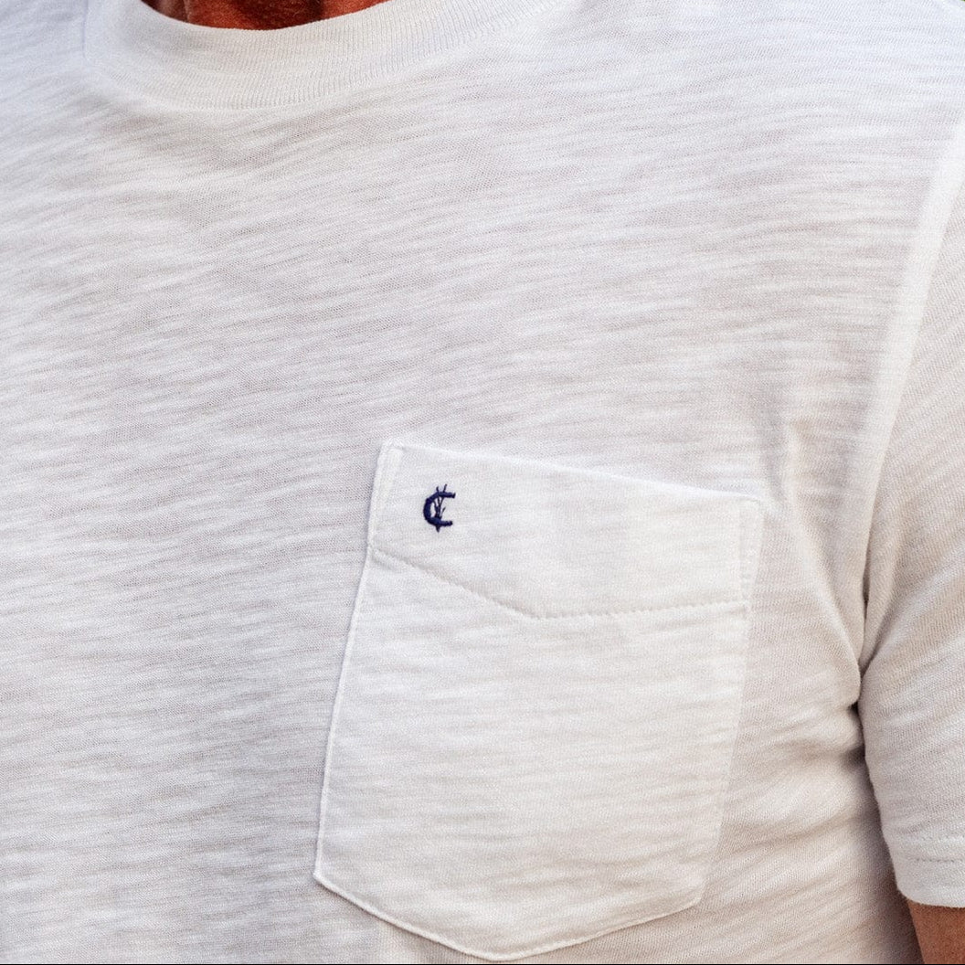 Criquet Slub Cotton Short Sleeve T-Shirt