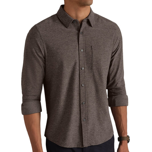Rhone WFH Foggy Taupe Heather Shirt