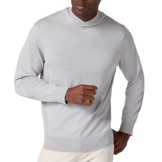 Mizzen+Main Grey Heritage Sweater Hoodie