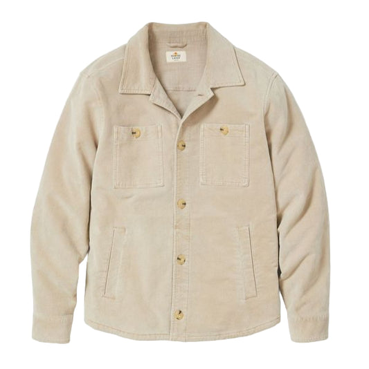Marine Layer Taupe Max Moleskin Overshirt