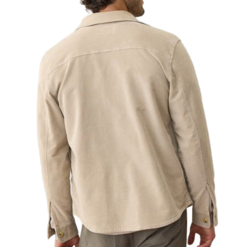 Marine Layer Taupe Max Moleskin Overshirt