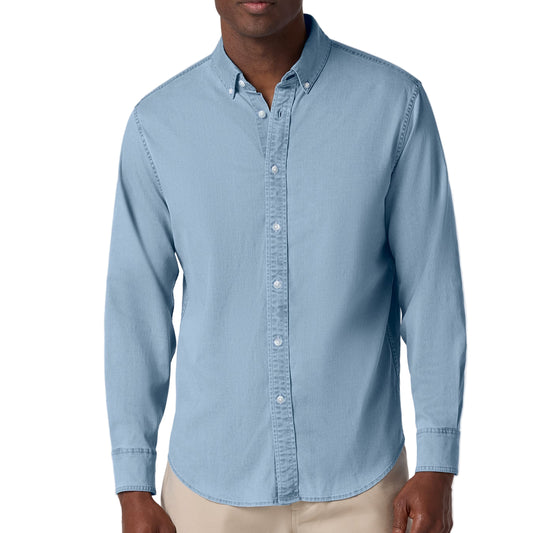 Mizzen+Main Light Wash Nash Chambray Shirt