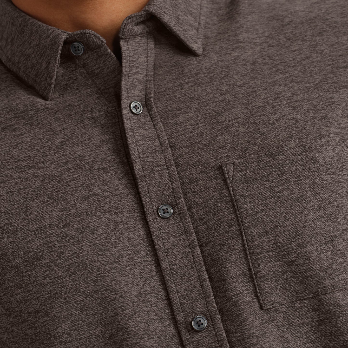 Rhone WFH Foggy Taupe Heather Shirt