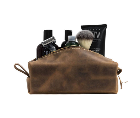 Leather Toiletry Bag (Unlined)