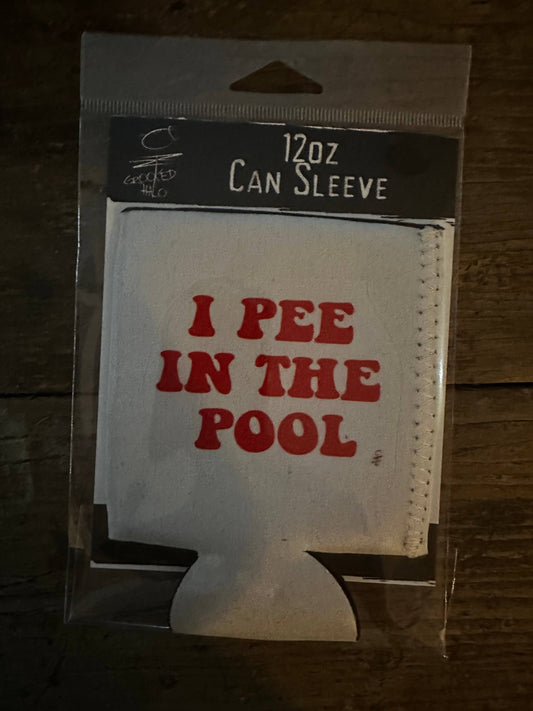 I Pee in the Pool Neoprene Can Sleeve