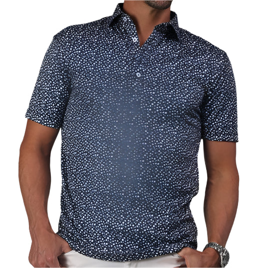Collars & Co. Navy Floral Polo