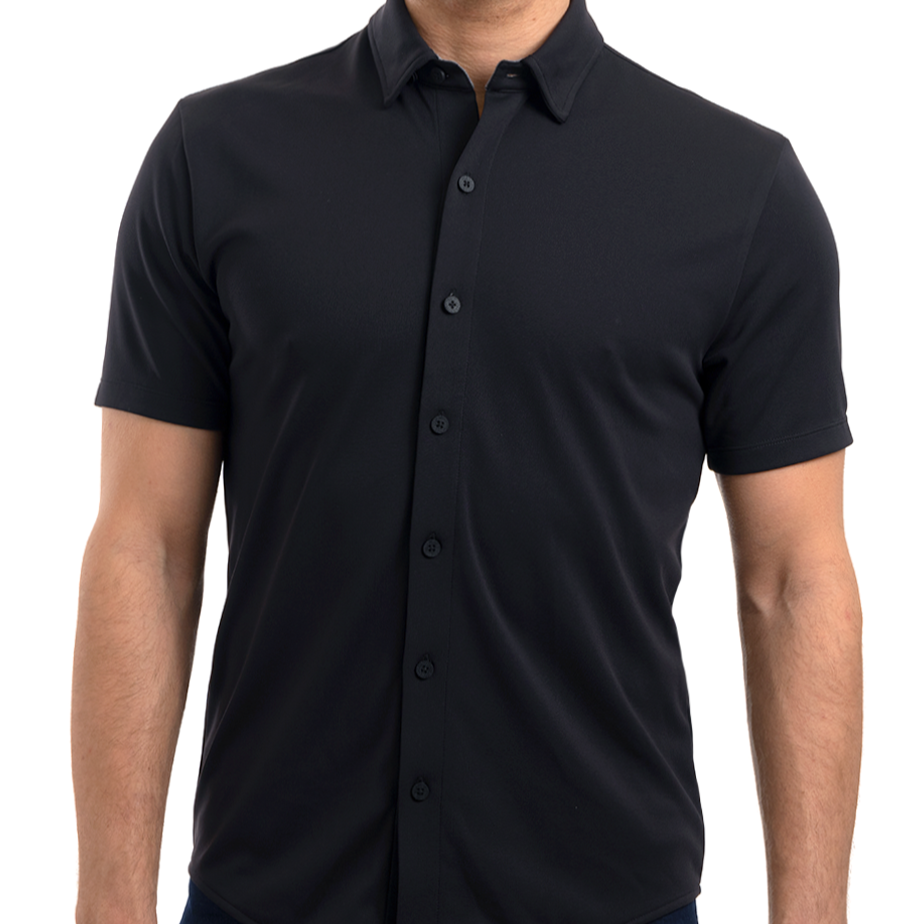 Performance Short Sleeve Button Down Polo