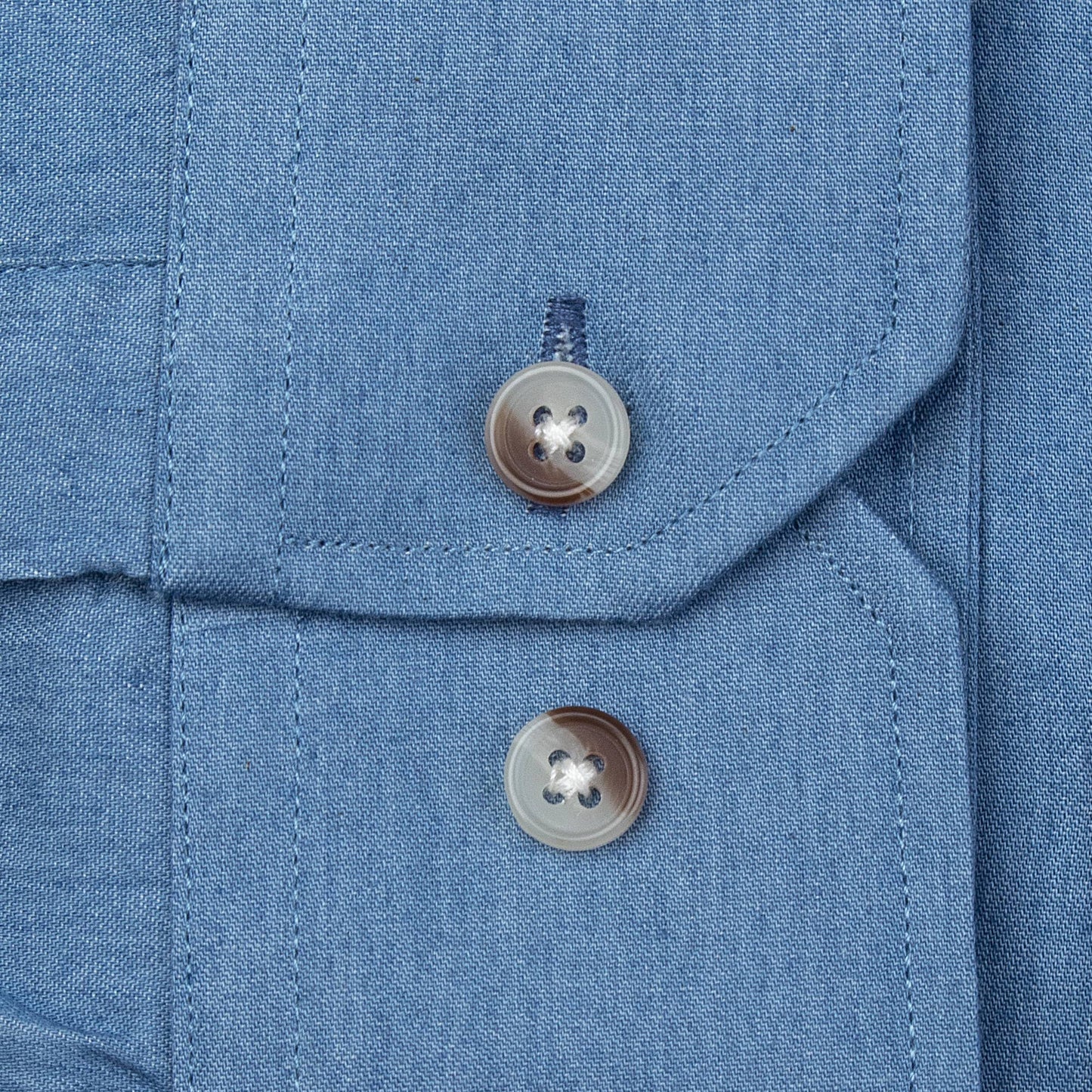 Alynn Liam Lite Denim Untuckable Slim Fit Dress Shirt