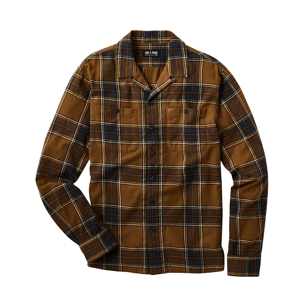 Line of Trade Brown Plaid Hawthorn Shirt