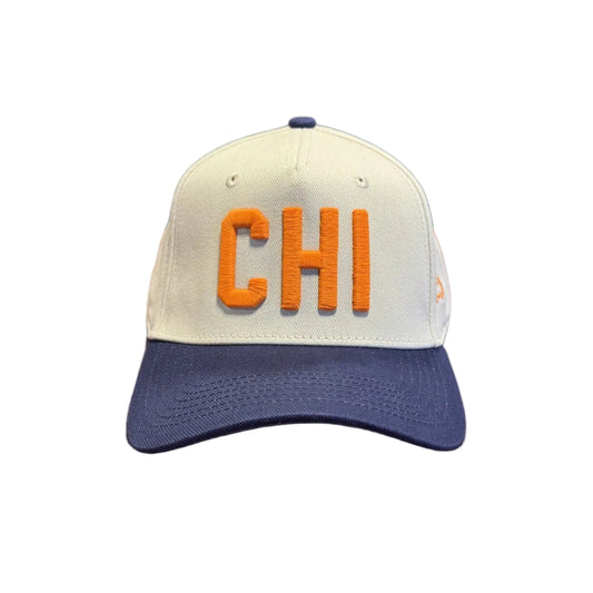 CHI Orange and Navy Snapback Hat