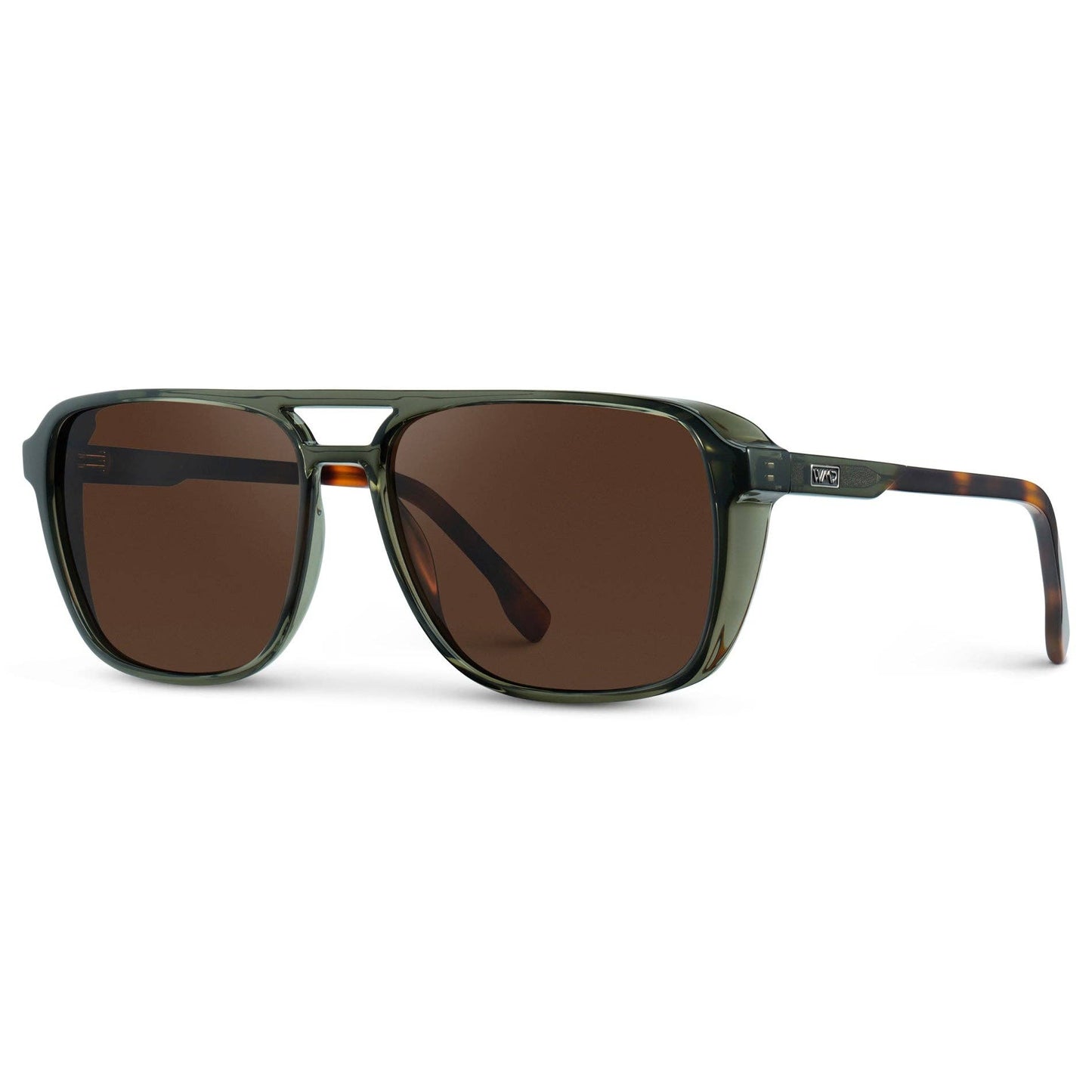 WMP Harvey Double Bridge Aviator Sunglasses