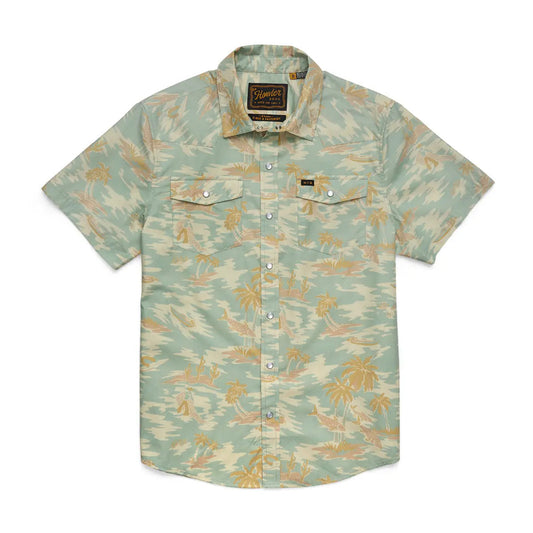 Howler Bros. Dreamland Seafoam H Bar B Snapshirt