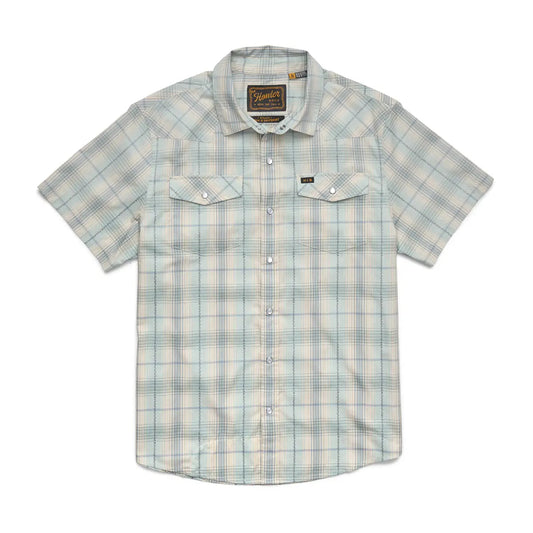 Howler Bros. Prairie Plaid Seafoam H Bar B Snapshirt